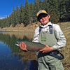 Netting a Fish at the Texas Hole - San Juan River, New Mexico