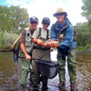 Nice Conejos Trout! (Father, Son and Fishing Guide)