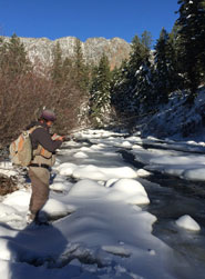 Winter Fishing Brazos NM