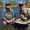 The Fish Get Hungry in the Early Fall - Nice Rainbow!