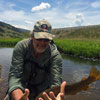 A Wild Brown Trout Does It's Own Acrobatic Release